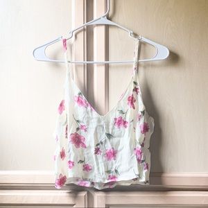 floral crop top
